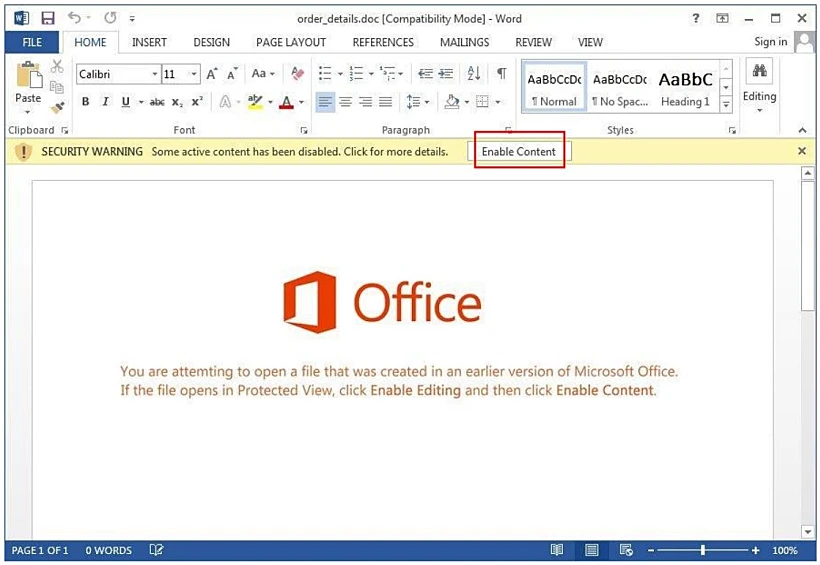 ברגע והמשתמש לוחץ על