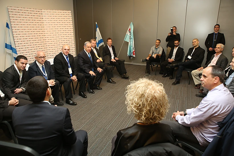 ראש הממשלה נפגש עם יזמים בכנס סייברטק 2016