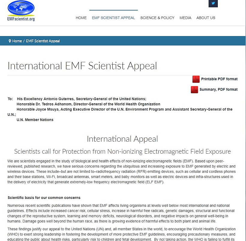 מכתב המדענים המדובר ( צילום מסך)