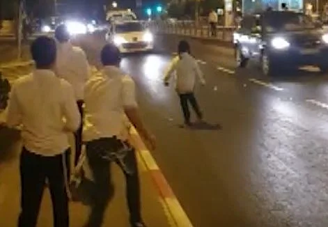 התפרעות צעירים חרדים בירושלים