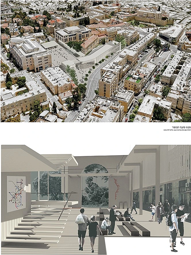 תכנון ופיתוח כיכר ספרא,