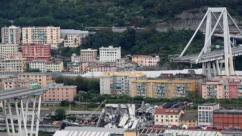 גשר גנואה לאחר קריסתו