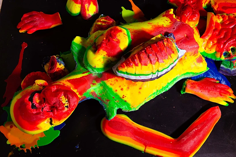 מילי ברזילאי, נוף ילדות צויר עם איתמר, דניאל, עלי, אלון, מוניר ושי