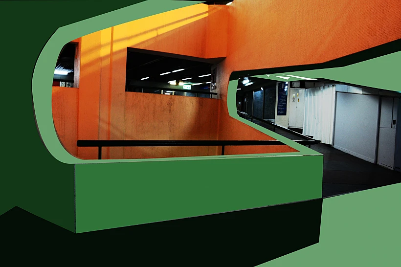 זיהום אור, כניסה לקומה 2 דרך קירו צדדיים