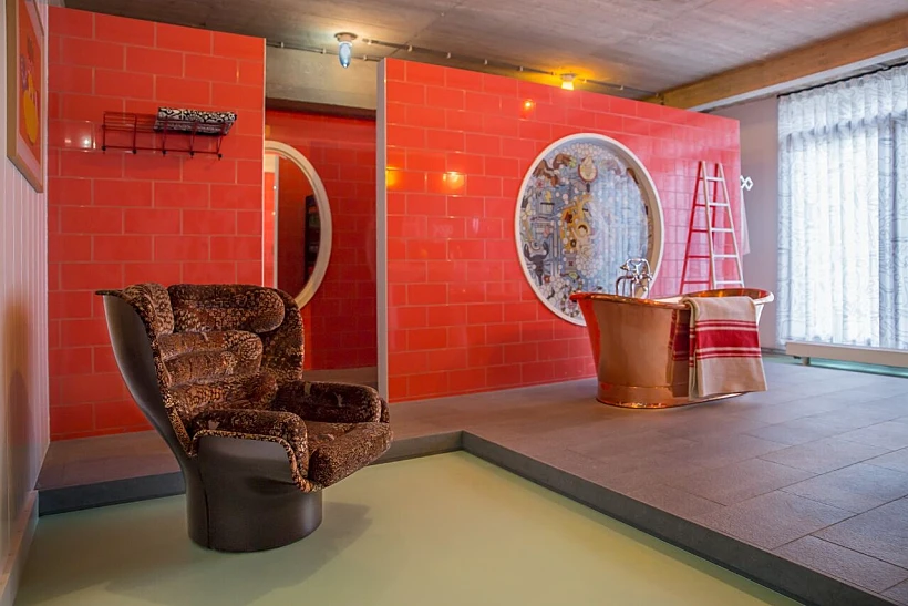 אמבטיית נחושת בחורף