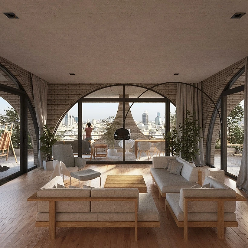 מרפסות כהמשך לפנים