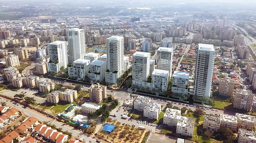 הדמיה שכונת נורדאו נתניה