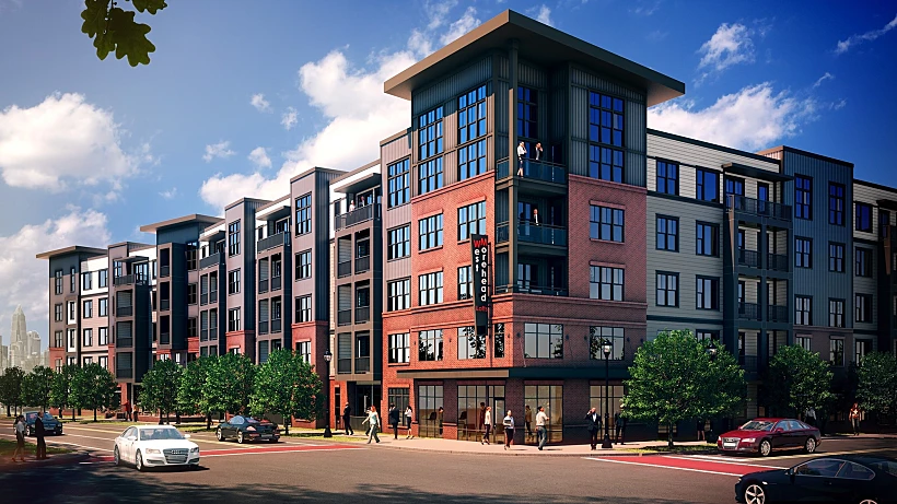 פרויקט מגורים בשארלוט (מתוך אתר ArchCo Residential)