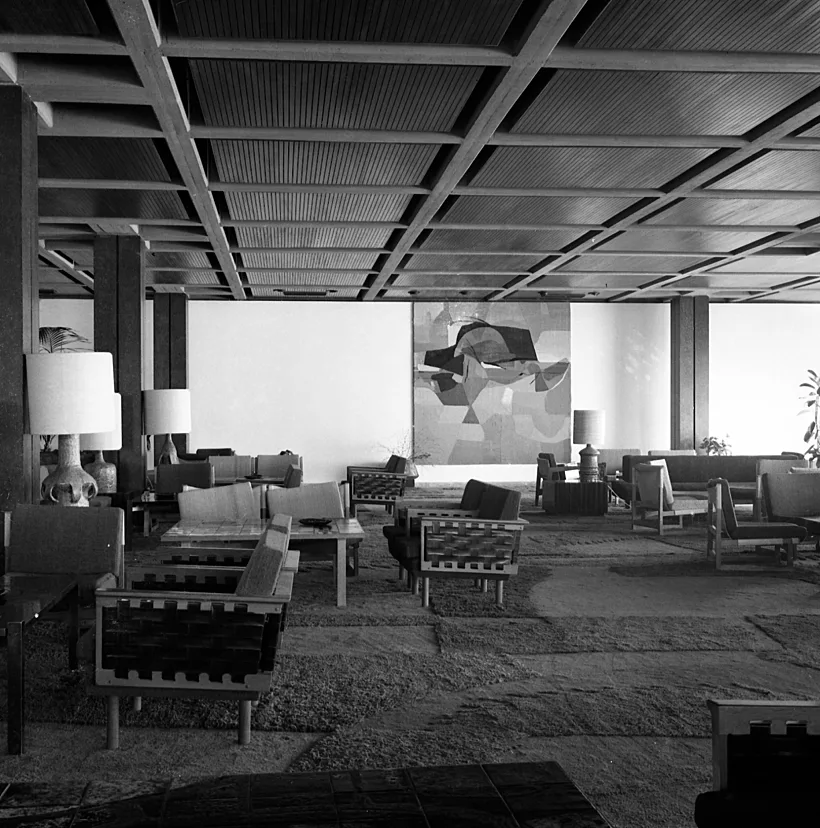 ארטור גולדרייך, שטיחים טרקלין מלון הילטון, תל-אביב, 1965