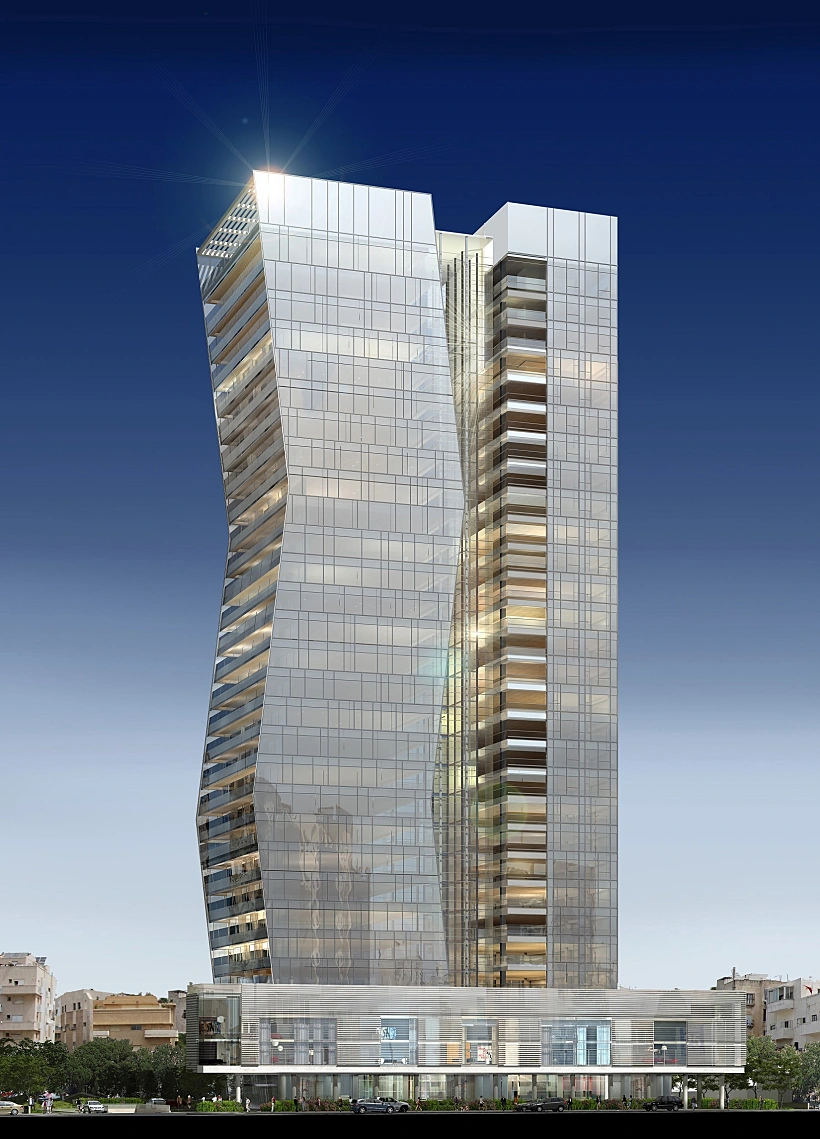 ארלוזורוב 17. בשיתוף עיצוב פנים פיצו קדם