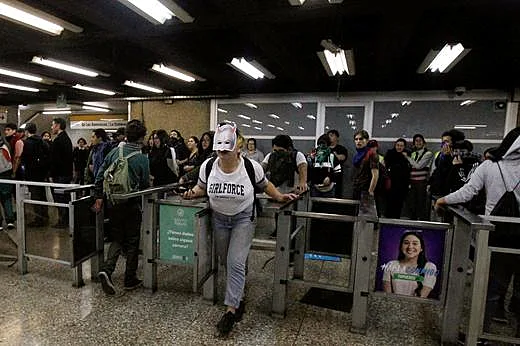 צ'ילה, סנטיאגו, מחאות