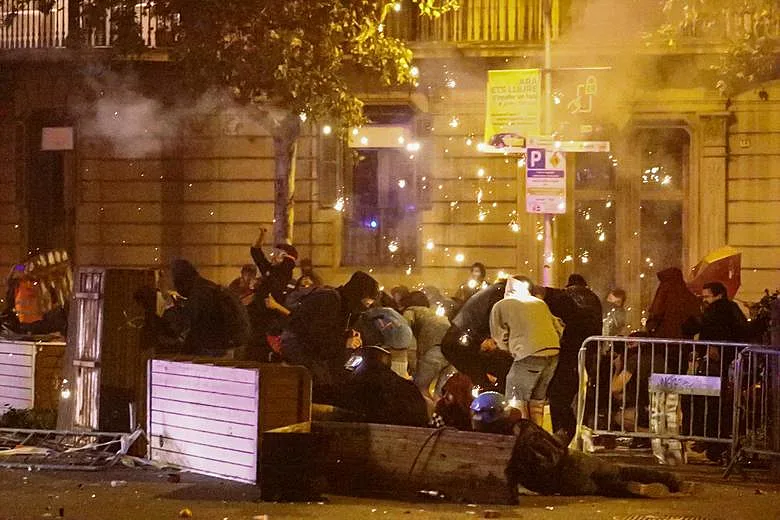 מהומות בברצלונה