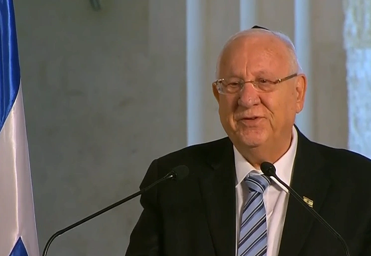 ראובן ריבלין בטקס האשכבה של הנשיא העליון שמגר