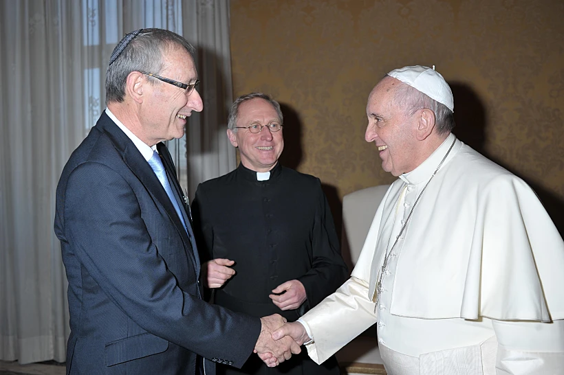 ידידי האפיפיור-האפייור פרנציסקוס ויוחנן בן שמעון