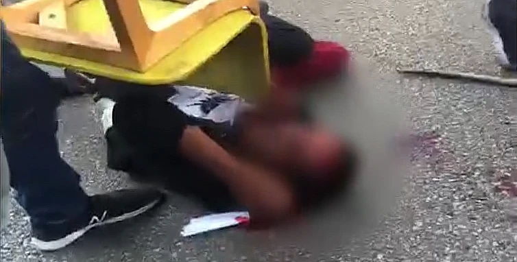 זירת הדקירה בדרום תל אביב