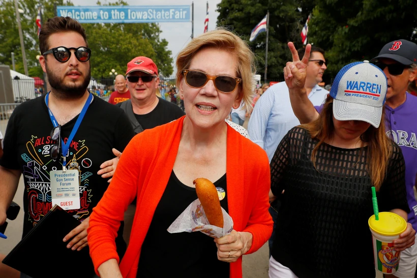 אליזבת וורן בפסטיבל הקיץ באיווה