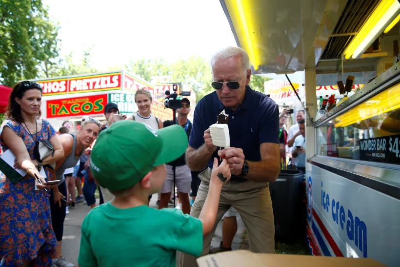 ג'ו ביידן בפסטיבל הקיץ באיווה