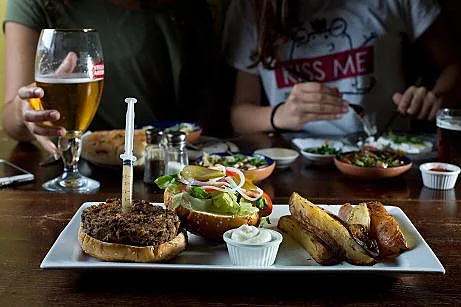 המבורגר ערמונים טבעוני של שאפל