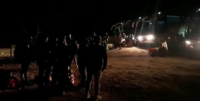 פינוי הצופים מפארק הבשור