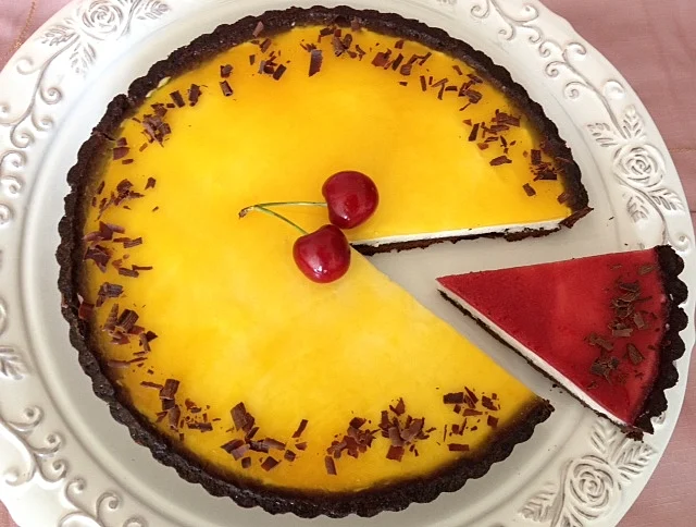 עוגת גבינה פסיפלורה