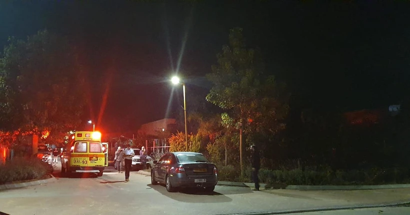 הזירה בה נורתה אישה כבת 50 ביישוב תלמי אליהו