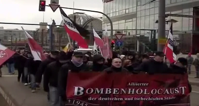 הפגנת ימין קיצוני במזרח גרמניה