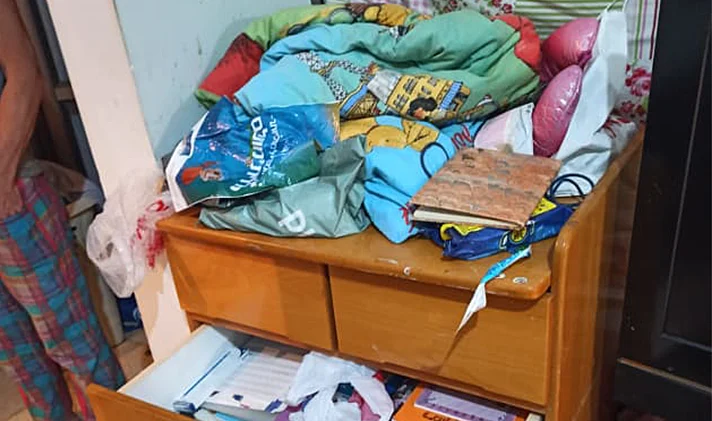 הדירה בחדרה שאליה על פי החשד פרצו ילדים בני 8