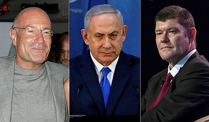 ארנון מילצ'ן, בנימין נתניהו, ג'יימס פאקר