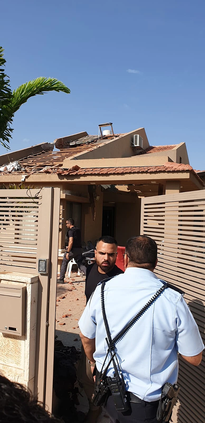 פגיעת רקטה בבית בנתיבות