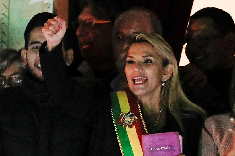 ג'נין אנייז, הנשיאה הזמנית של בוליביה