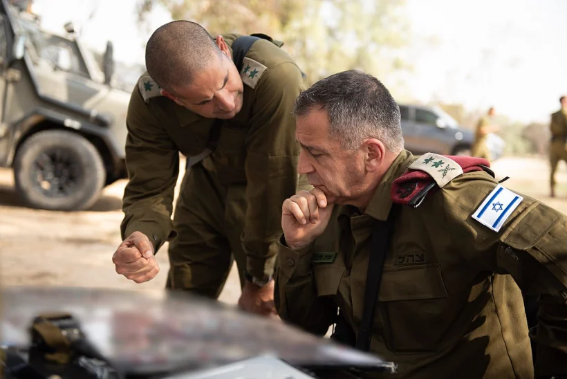 הרמטכ''ל אביב כוכבי בסיור בגזרת אוגדת עזה