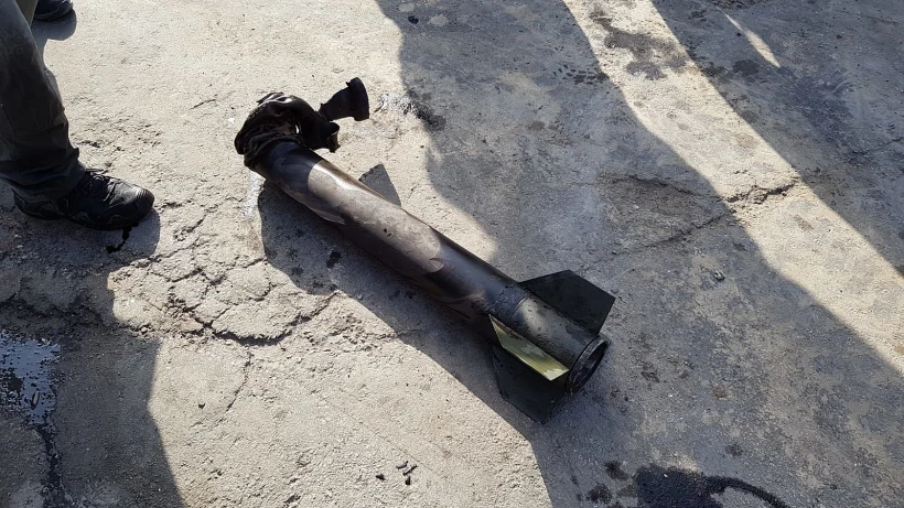 הרקטה שפגעה במפעל בשדרות