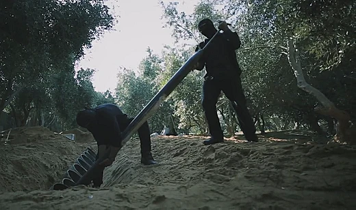 פעילי הג'יהאד האסלאמי בהכנות לשיגור לעבר ישראל