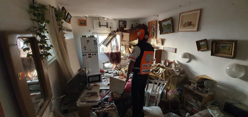 זירת הנפילה באשקלון