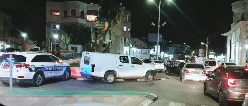 זירת האירוע בטמרה, שבו נפצעה קשה תושב בן 41