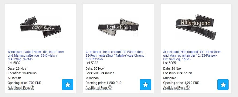 תגי זרוע של הנוער ההיטלראי והאס.אס