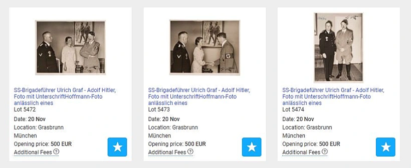 תמונות של היטלר עם חברי המפלגה הנאצית