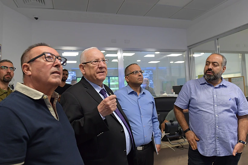 ביקור נשיא המדינה, ראובן רובי ריבלין באוגדת עזה ובנתיבות