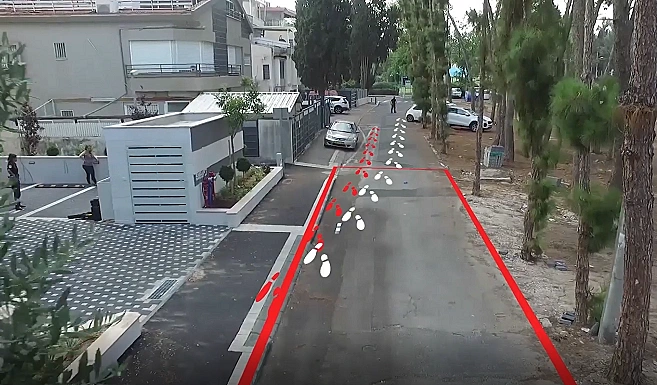 הדמיית זירת הירי והשתלשלות האירועים