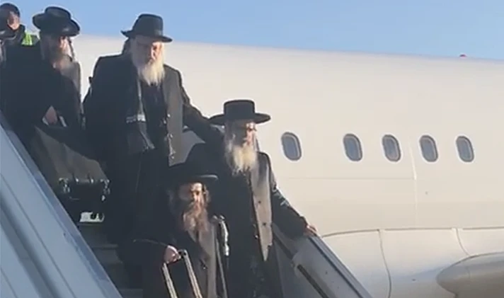 ביקור אדמו''ר חסידות סאטמר האנטי ציונית שבא לביקור בארץ