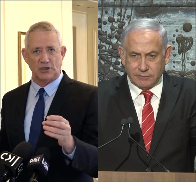 ביבי נתניהו, בני גנץ