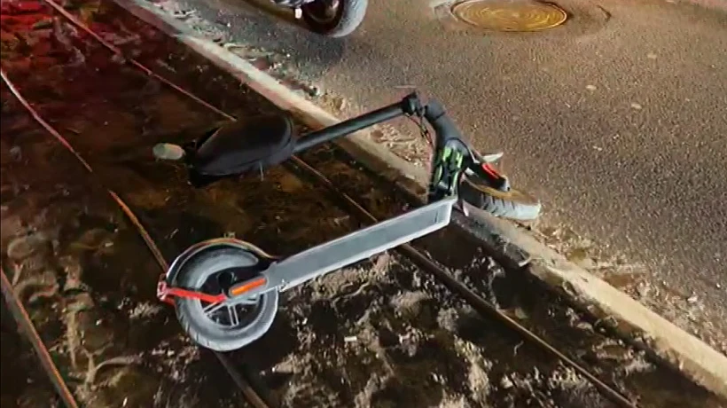 זירת תאונת קורקינט חשמלי