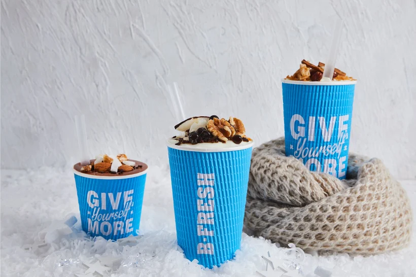 משקאות חמים של B Fresh