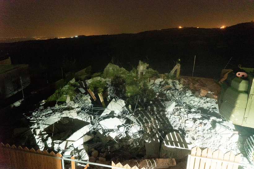 הריסת בתי המחבלים בכפר בית כחיל