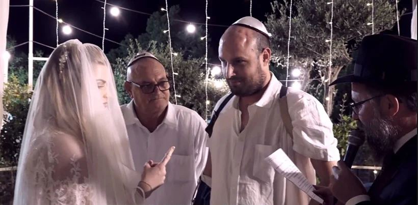 חתונתם של בן שפיצר ולינוי טילור