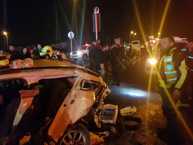 תאונה בכביש 443