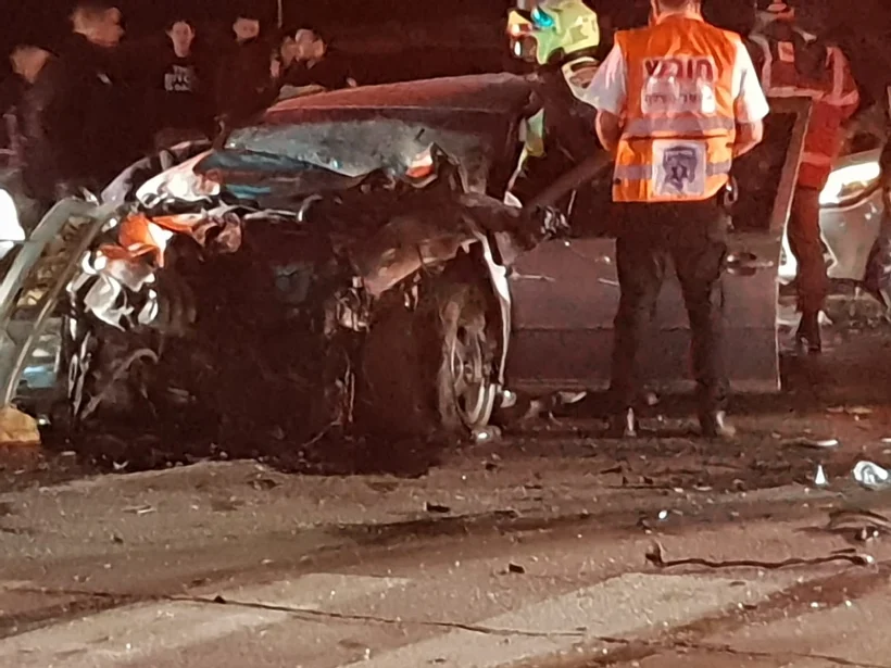 תאונה בכביש 443