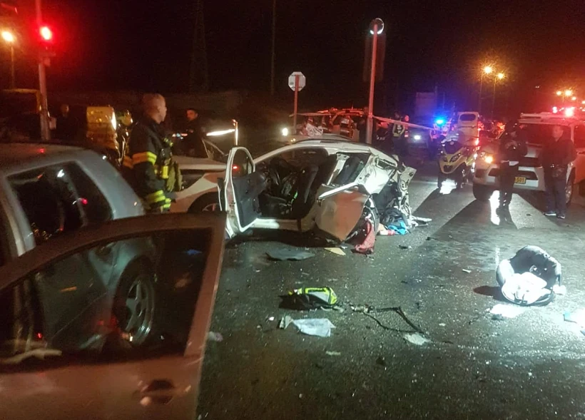 תאונת דרכים קטלנית בכביש 443