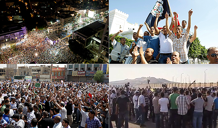 מחאות האביב הערבי והמחאה החברתית בישראל