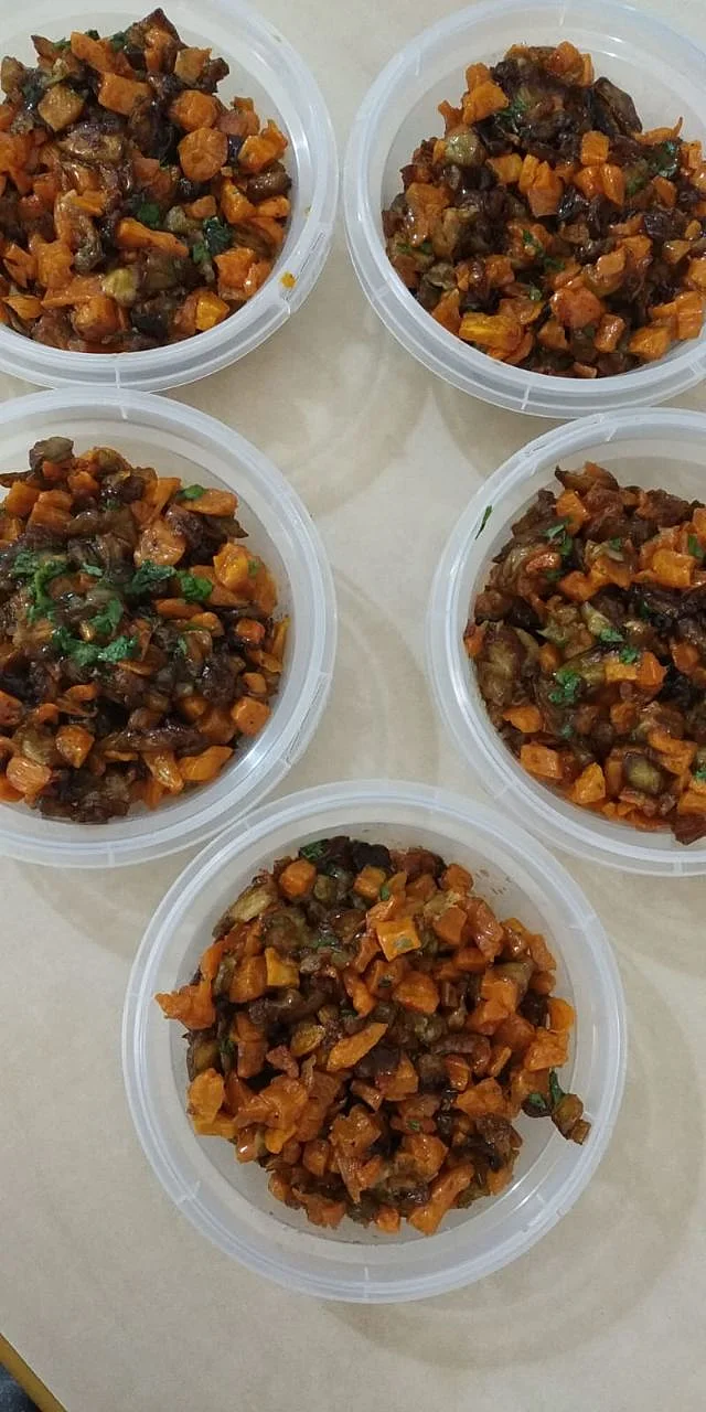 חציל ובטטה בצ'ילי מתוק של קורין גדעון